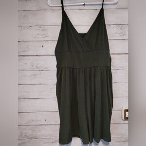 Dark Green Romper new
